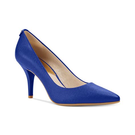 blue Michael Kors heels